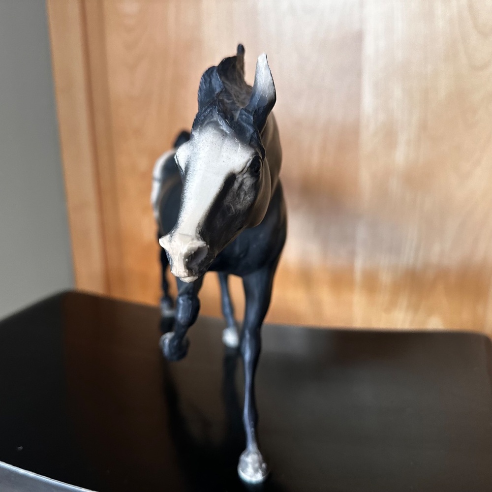 Vintage Breyer Running Stallion Black Appaloosa #127 - Picture 13 of 15